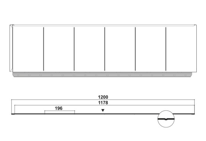 Ruukki Hyygge with grooves