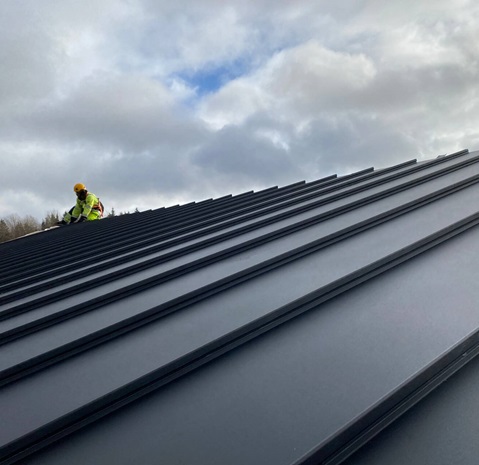 Ruukki Classic roof made of fossil-free steel Ruukki Classic roof made of fossil-free steel